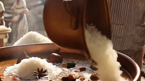 Miniature workers cooking outside AI Generator Video #miniature #klingai