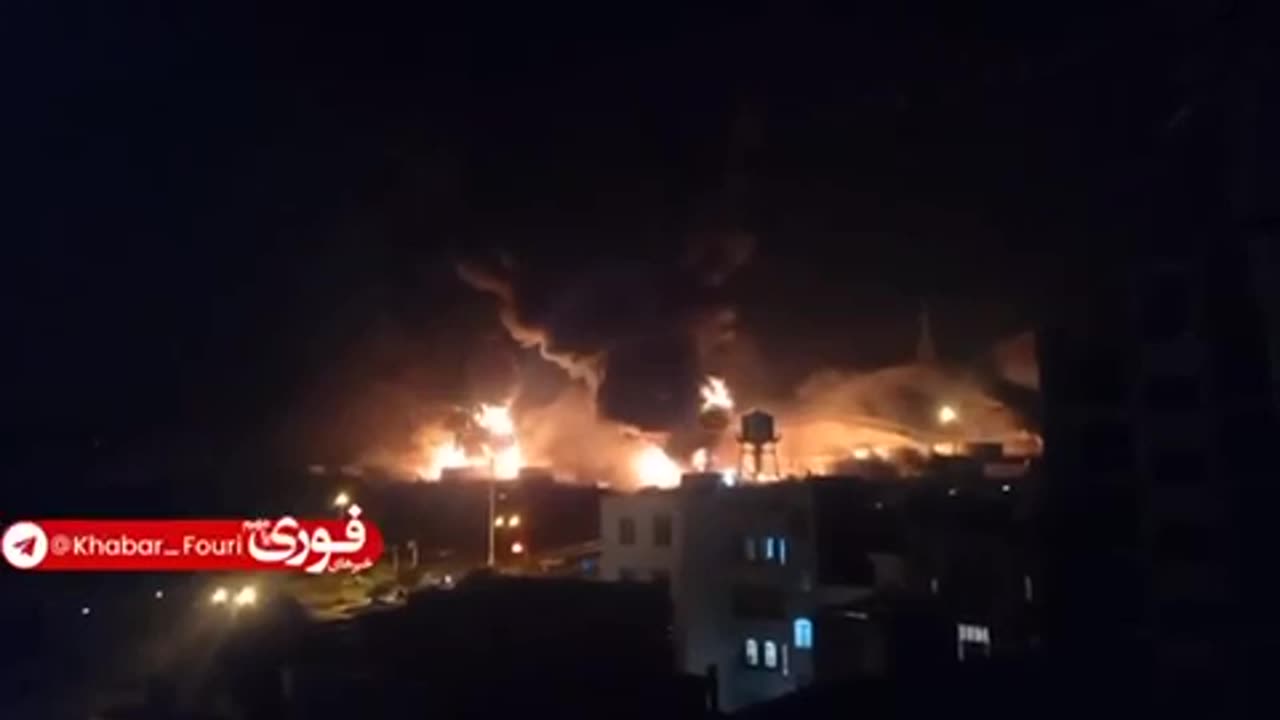 Tehran, oil depot 🔥🔥🔥