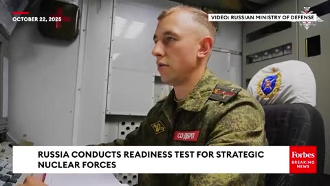 Russia Releases Footage Of Strategic Forces Nuclear Readiness Tests
