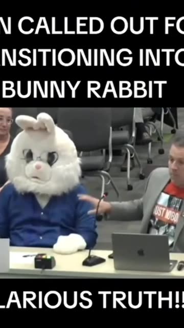 MAN CALLED OUT FOR TRANSITIONING INTO A 😂BUNNY RABBIT