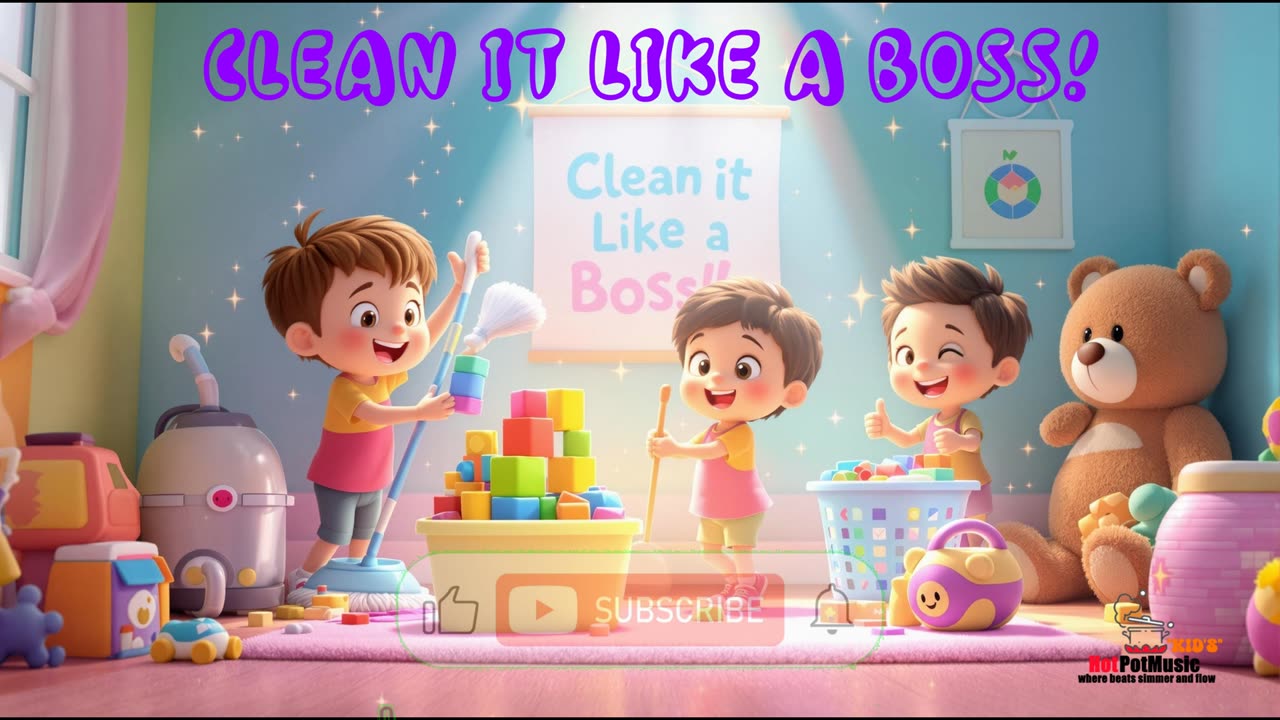 Clean It Like a Boss! (Kids) - HotPotMusic