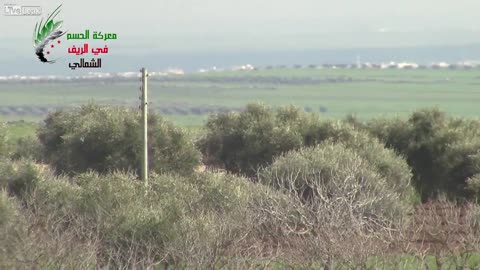 Syrian War near Menagh airbase, footage of shot down Mi-17 crashing (FSA) 2013.03.04