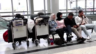 Thousands stranded in Mideast airports amid Iran-Israel conflict