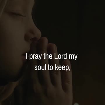 Now I Lay Me Down to Sleep | Classic Bedtime Prayer