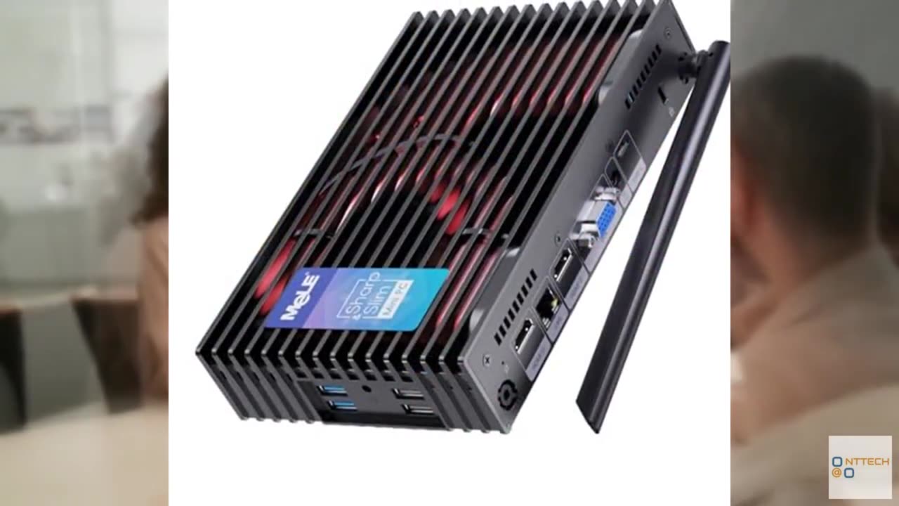 MeLE Mini PC Fanless PCG35HD N5105 Micro Computer, 8GB 128GB Small Desktop Serve