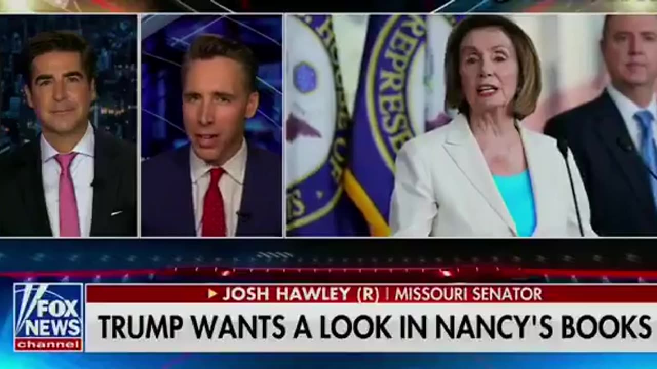 Sen. Josh Hawley Calls for Nancy Pelosi to Be Prosecuted for Insider Trading
