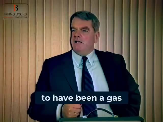 WW2 Historian David Irving passionately argues in the video that Holocaust narratives are myths perpetuated like religion, lacking real film evidence.