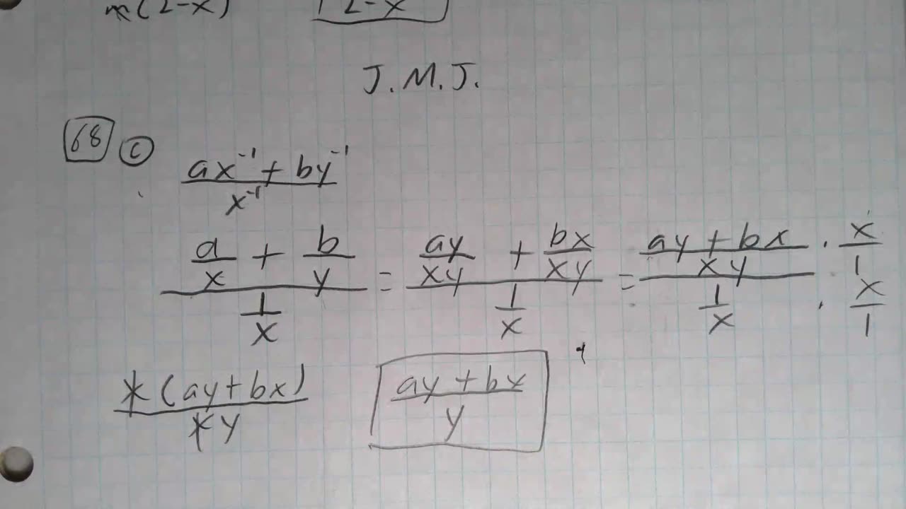 Saxon Algebra 1 Lesson 68 (c)