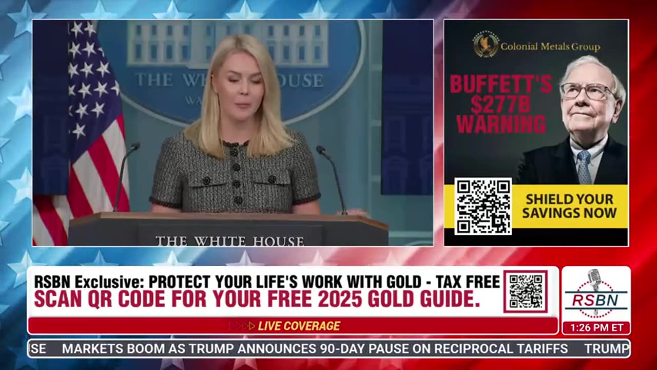 RSBN Karoline Leavitt to Hold a Press Briefing & More from the Trump White House - 41125