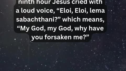 Journey of faith and spiritual growth Mark 15:33-34 Daily Bible Verse