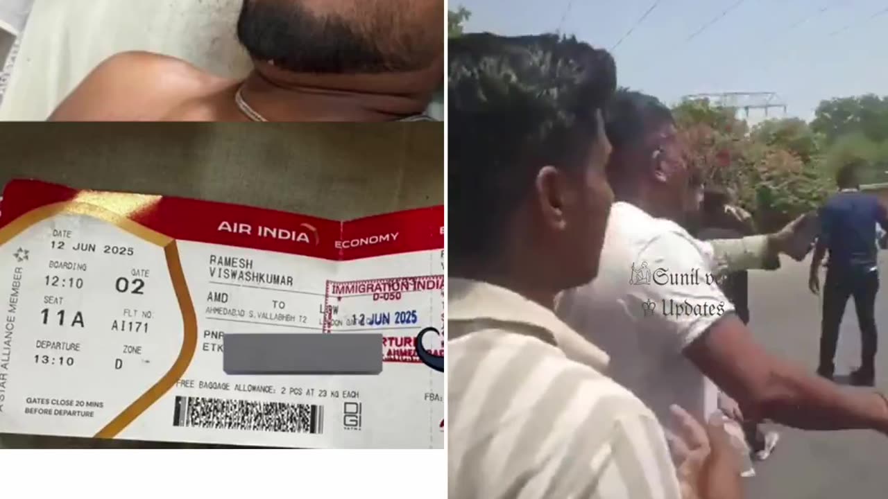 Wow! Sole survivor Ramesh Vishwaskumar Survived a plane crash