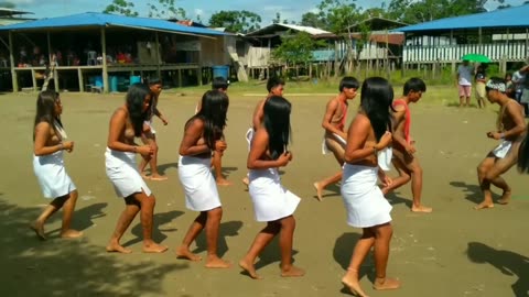 Danza del Guatin pueblo wounaan