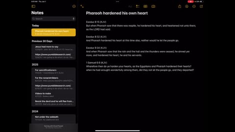 Pharaoh’s hardened heart