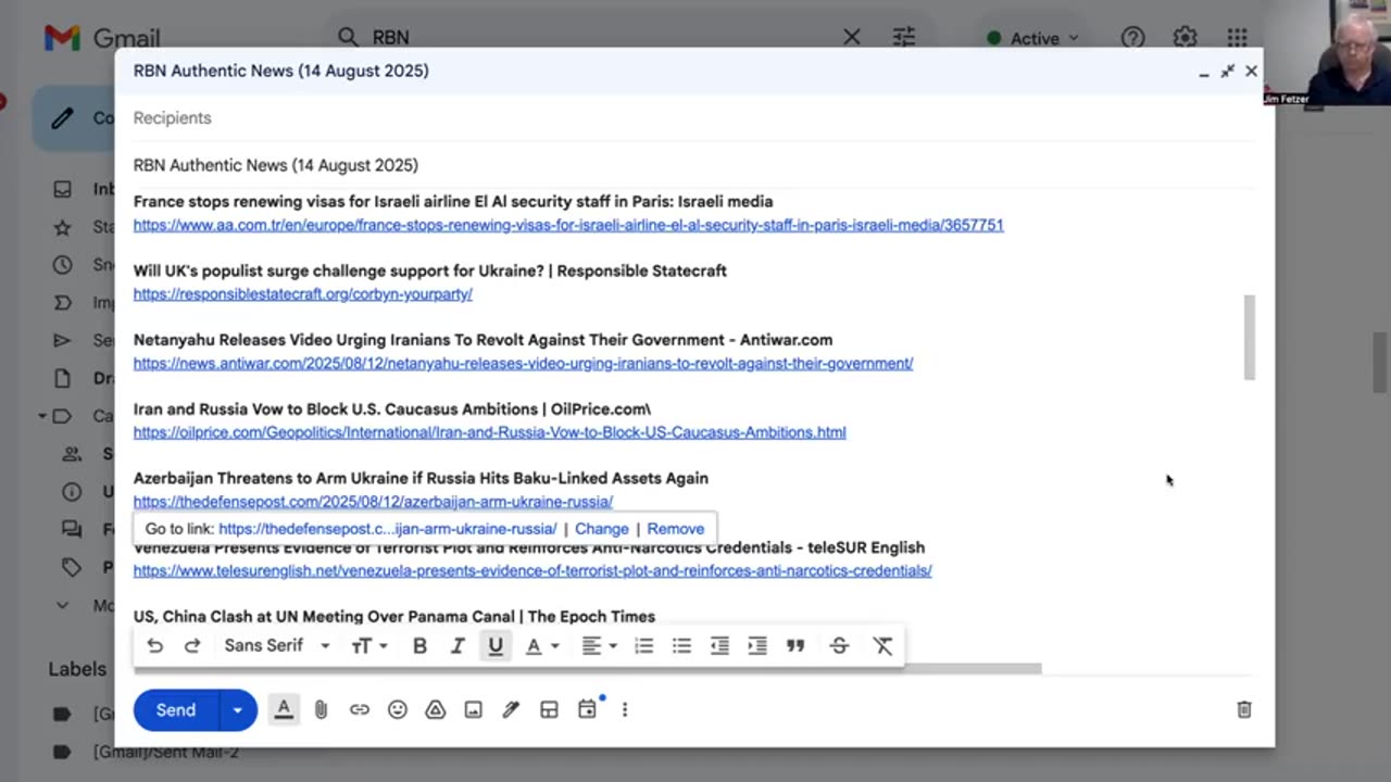 RBN Authentic News (14 August 2025)