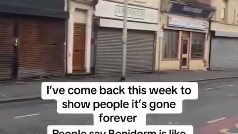 Blackpool has turned into a ghost town