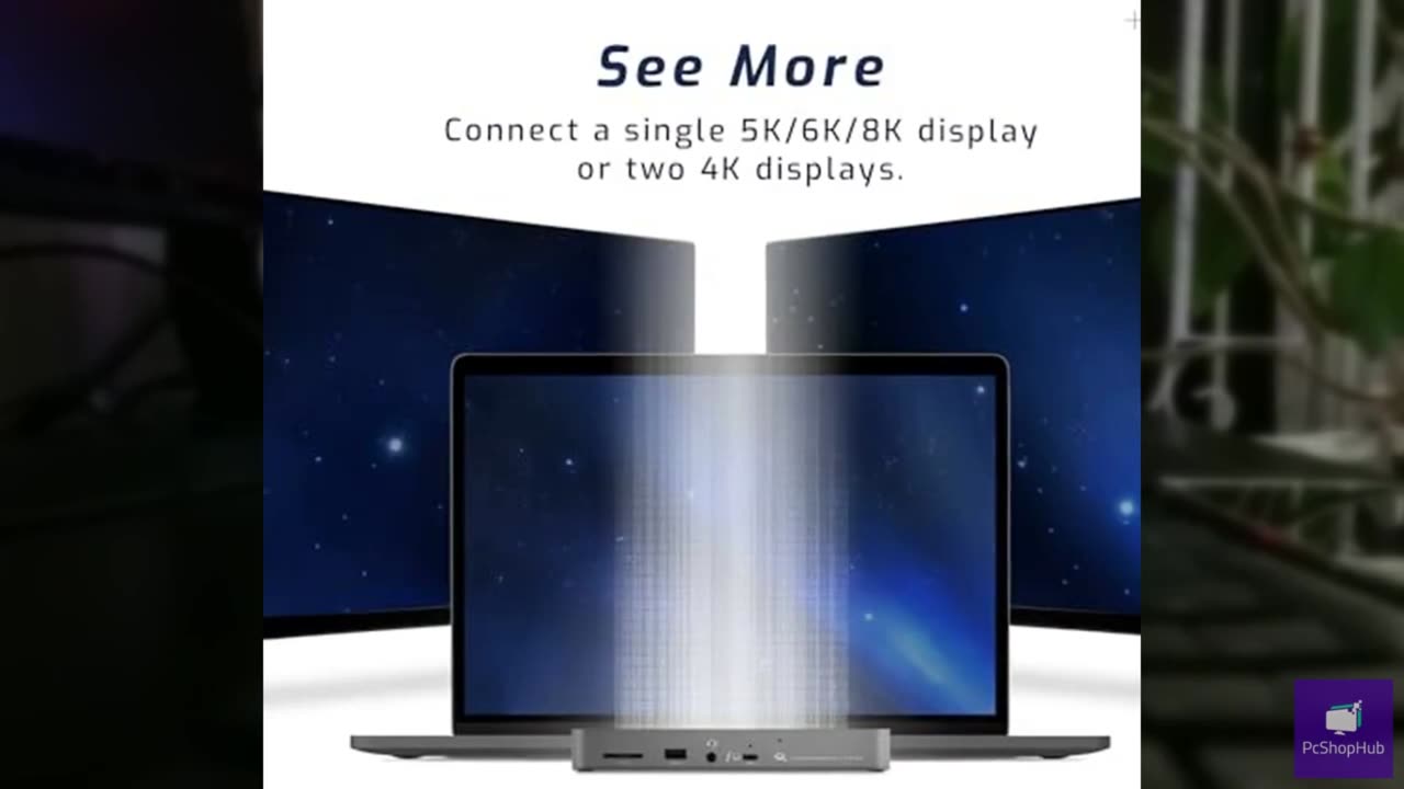 OWC 11-Port Thunderbolt Dock, 96W Charging, Single 8K Display or Dual 5K display