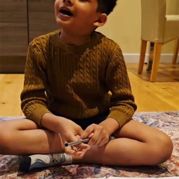 Even the smallest voice… can share the biggest message 💛 | Be kind, always — no reason needed ❤️