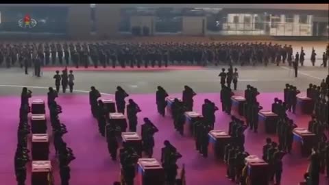 π°π΅β οΈ North Korea show the arrival of bodies of its soldiers killed in Ukraine.