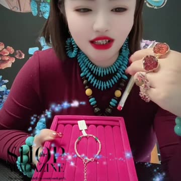 20250703-10 Pink Conch Shell & Chrysoprase Bracelet: Ocean Ballet Dancing on the Wrist