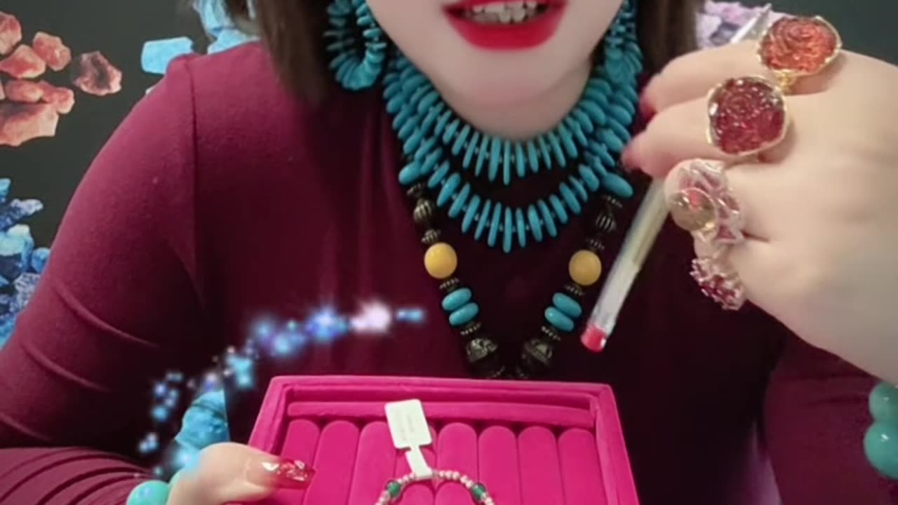 20250703-10 Pink Conch Shell & Chrysoprase Bracelet: Ocean Ballet Dancing on the Wrist