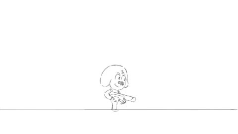 Taking the leap, Lexi's jump animation in work