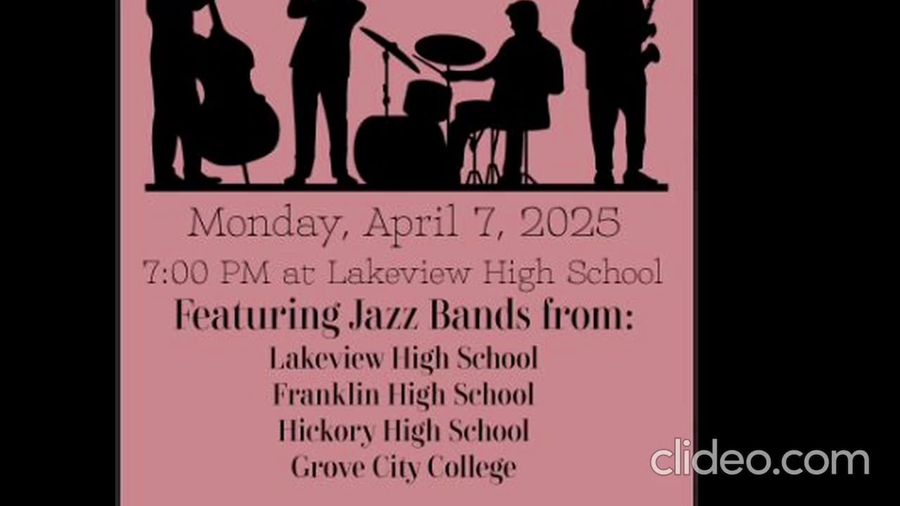 APRIL 7 2025 LAKEVIEW HIGH SCHOOL JAZZ CONCERT PART 1