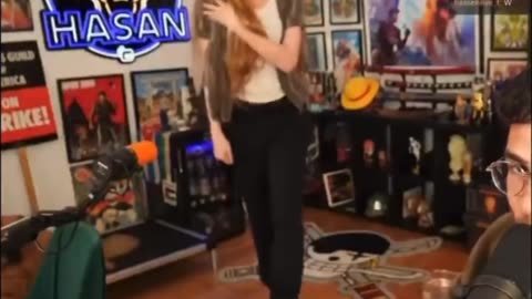 Elon Musk's Daughter Dances with Hasan Piker