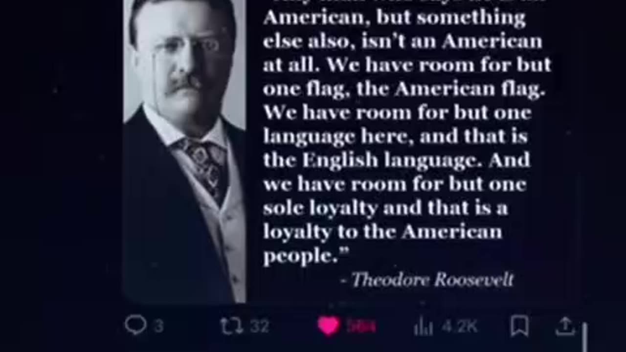 Senator Randy does understand we voted for America First policies