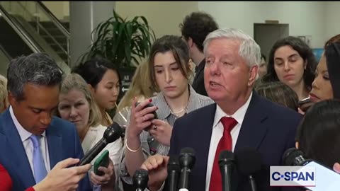 Senators Speak to Reporters After Classified Briefing on Iran Air Strikes