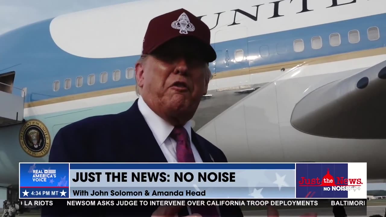 BRIAN GLENN ASKS POTUS ABOUT HIS VISIT TO FORT BRAGG