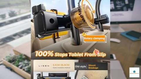 LISEN 3 in 1 for iPad Holder for Car Accessories for Women Interior Road Trip Essentials B