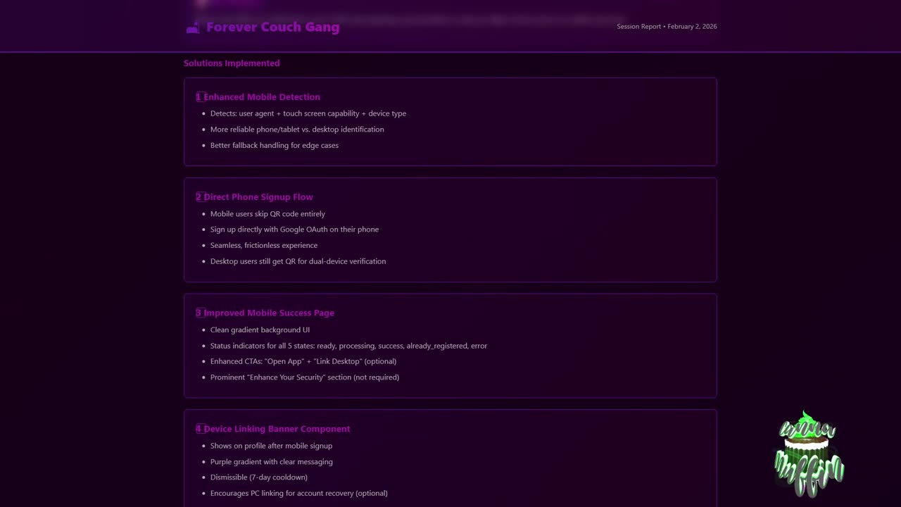 Just doing the things