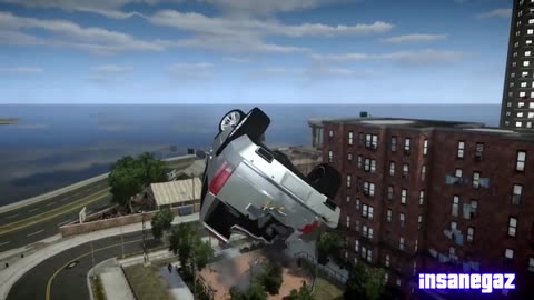 GTA IV 2012 CADILLAC ESCALADE ESV CRASH TESTING HD (Reupload)