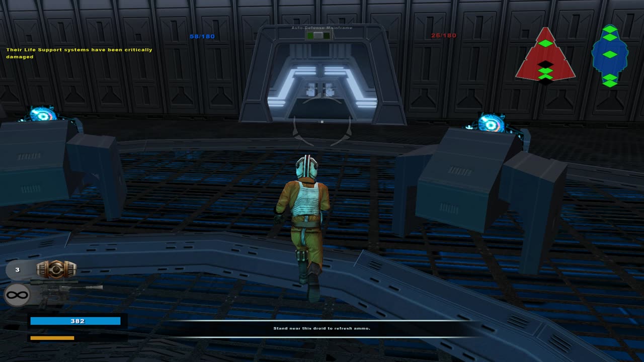 SWBF2 2005: Instant Action Space Assault - Space Hoth Rebels Gameplay