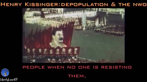 Henry Kissinger Talks Depopulation & New World Order