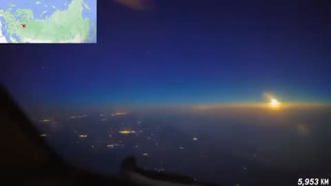 truthache - Flying from Seoul to Paris—Timelapse video of the flat earth.