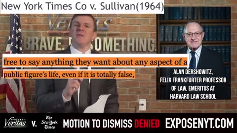 New York Supreme Court Judge DENIES NYT 'Motion To Dismiss' In Veritas Defamation Lawsuit