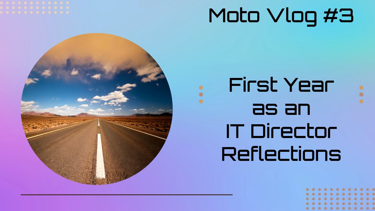 Moto Vlog #3 The Life of and IT Director