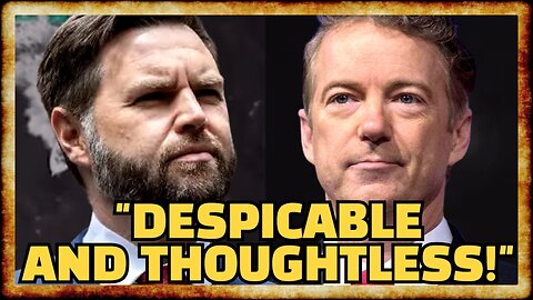 Rand Paul TRASHES JD Vance For TOUTING Venezuela Boat Strike
