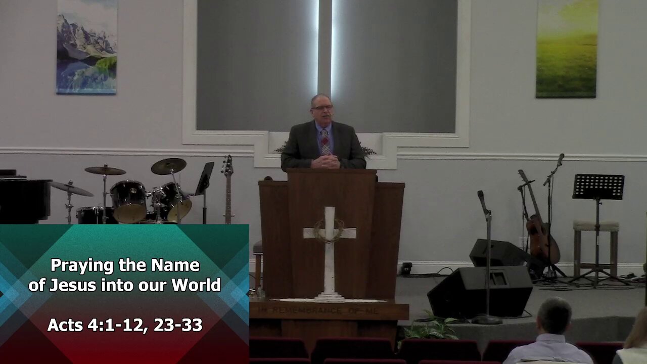 Praying the Name of Jesus into our World (Acts 4:1-12, 23-33)