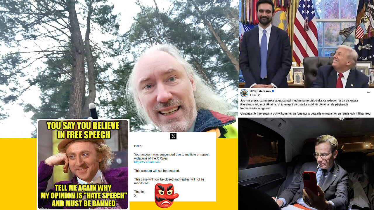 Amathia-Tuffe-Uffe. Roemmele. Auschwitz vs Grok. Mördare sända mot Candace Owens. 𝕏s födelsedags-👺