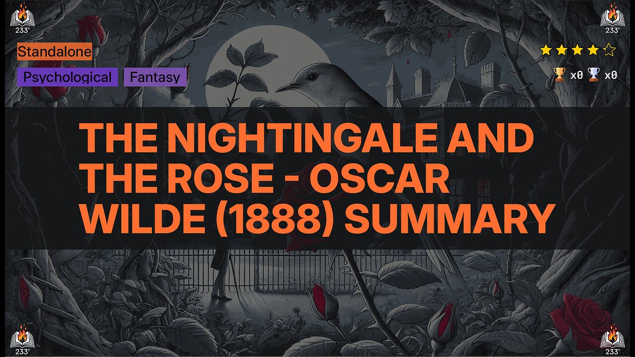 The Nightingale and the Rose - Oscar Wilde (1888) Summary