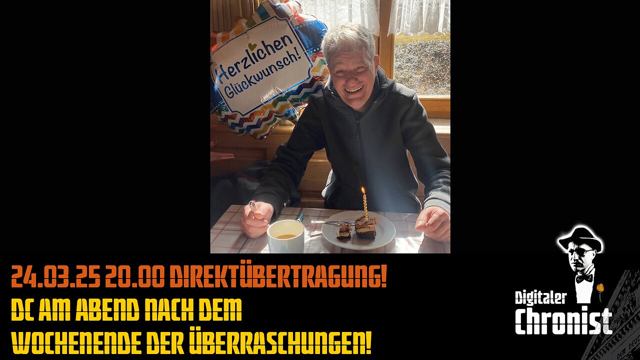 Aufzeichnung vom 24.03.25 DC am Abend nach dem Wochenende der Überraschungen!