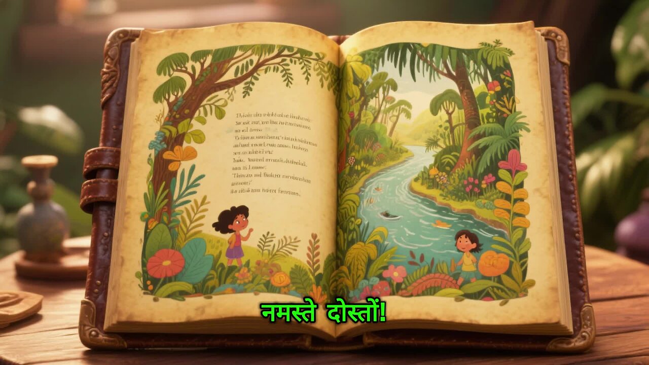 The Monkey and the Crocodile| story of the courage