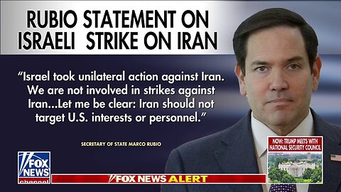 Trump admin denies involvement in Israeli strike: 'Iran should not target US'