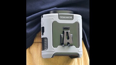 Portable Waist-Mounted Cooling Fan