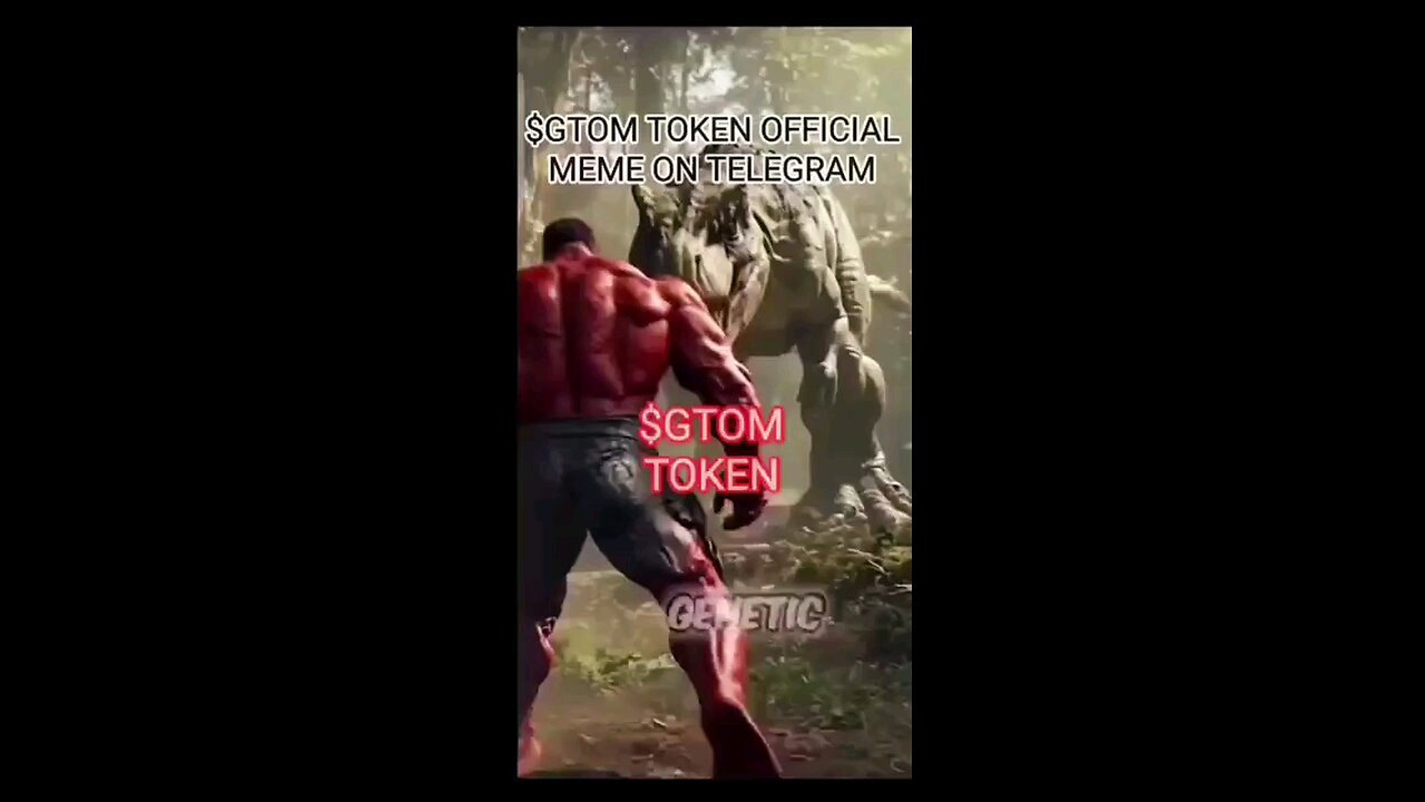 RED HULK VS REX | 💪 $GTOM IS RED HULK, ANGRY ABOUT INFLATION, PLAY THE GAME ON TELEGRAM