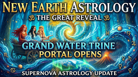 New Earth Astrology 🕉 THE GREAT REVEAL 🕉 The Grand Water Trine Portal Opens 🌊