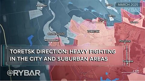 ►🚨▶⚡️🇺🇦⚔️🇷🇺 Rybar’s Analysis: Toretsk Direction | May 07, 2025