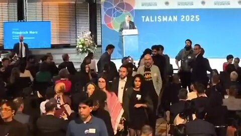 Merz unerwünscht - Talisman-Stipendiaten verlassen den Raum